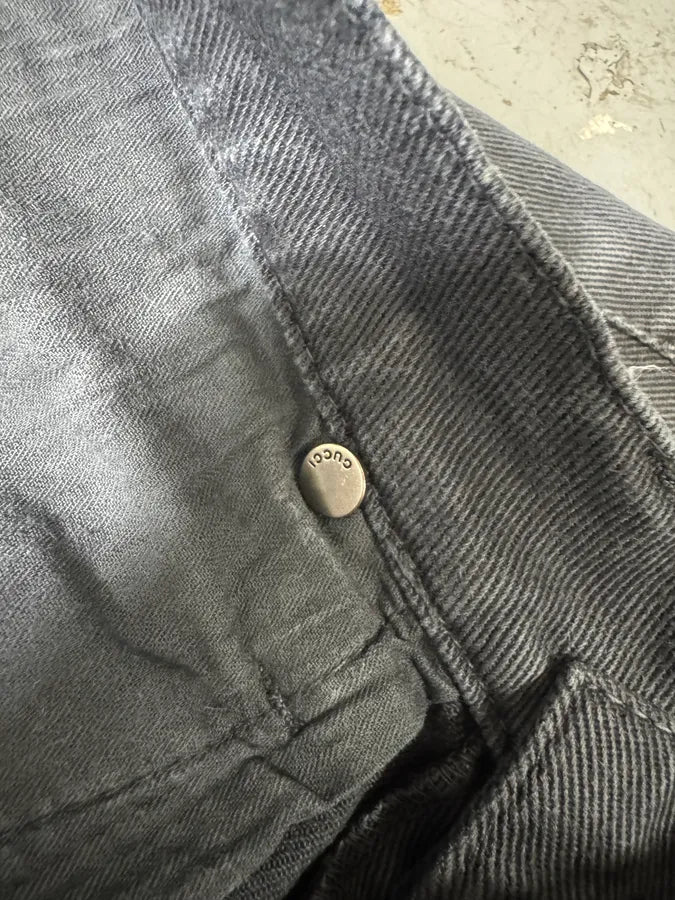 AW2009 Gucci Grey Slim Denim Jeans xmaRzdK 11