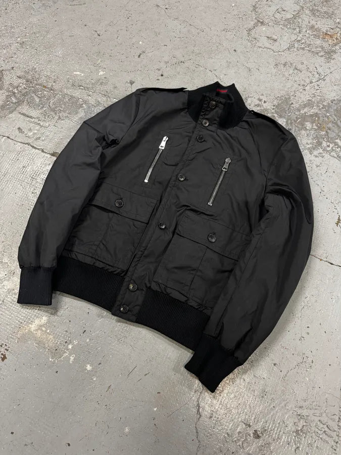 AW2009 Gucci Madonna Black Nylon Jacket jEEchap 1