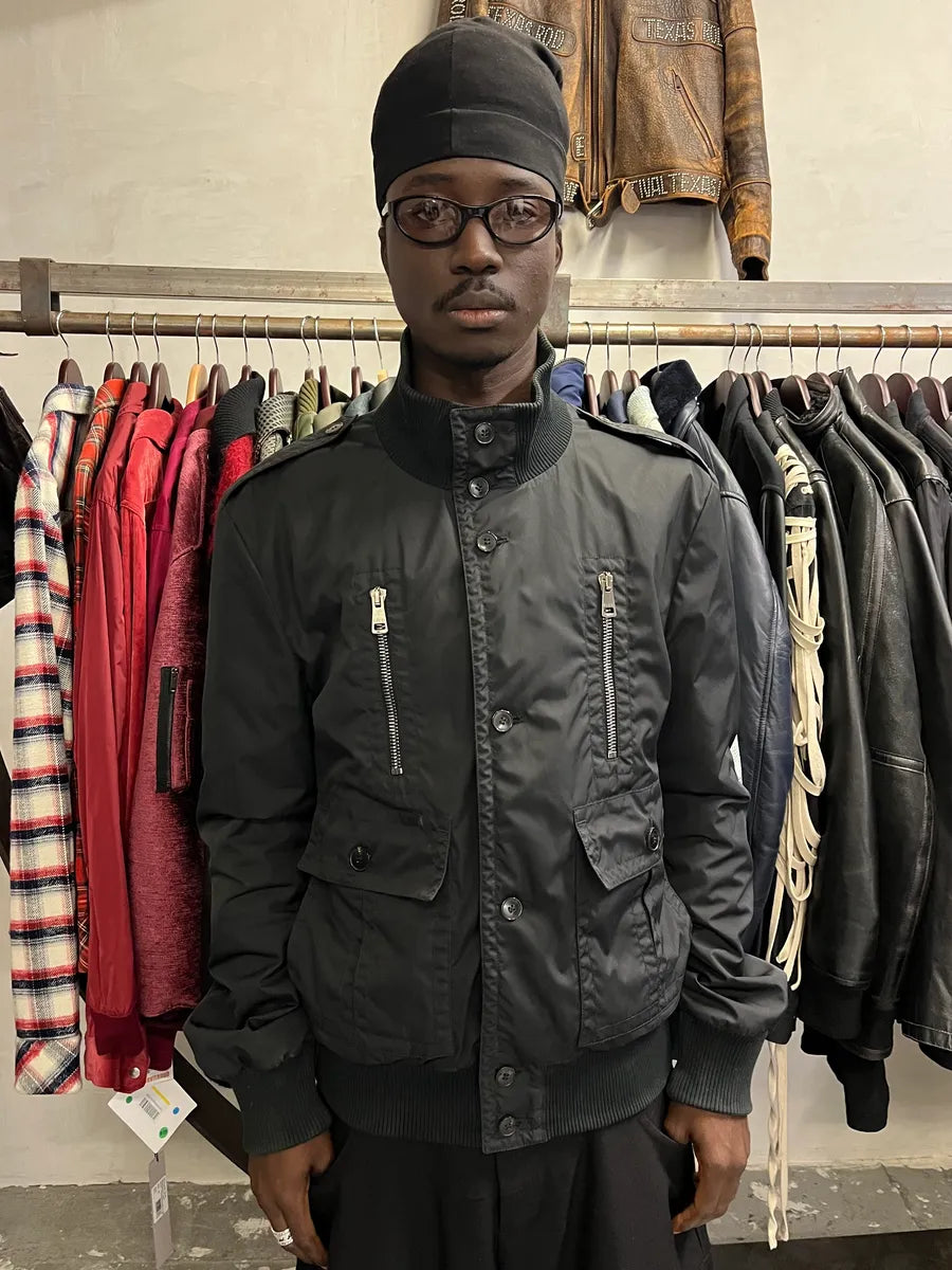 AW2009 Gucci Madonna Military Black Jacket DkyXyzG 1