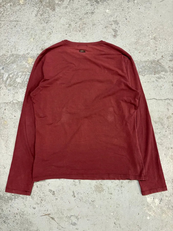AW2009 Iceberg Golfer Graphic Bordeaux Longsleeves IkMabnJ 6