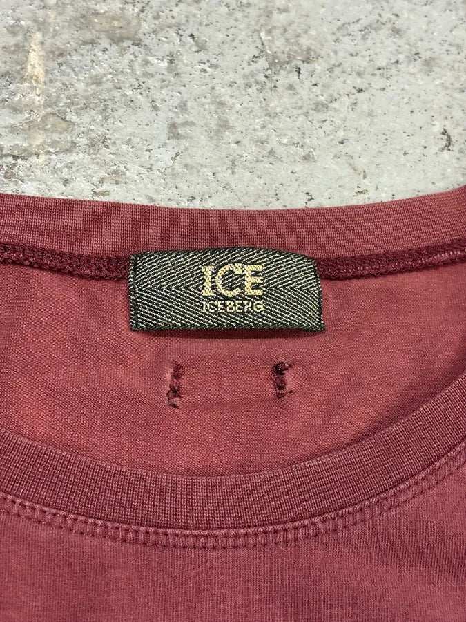 AW2009 Iceberg Golfer Graphic Bordeaux Longsleeves IkMabnJ 8