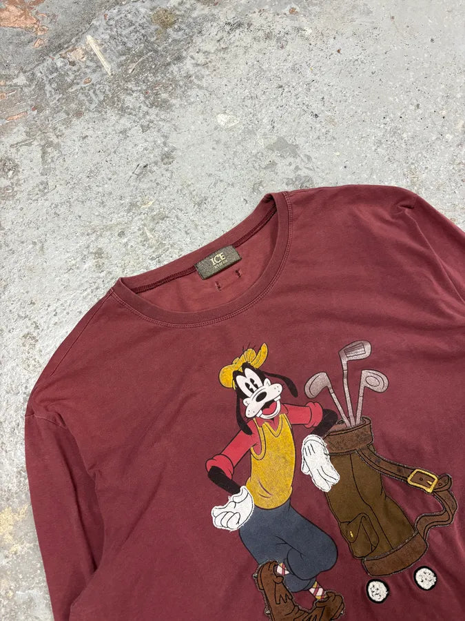AW2009 Iceberg Golfer Graphic Bordeaux Longsleeves IkMabnJ 4
