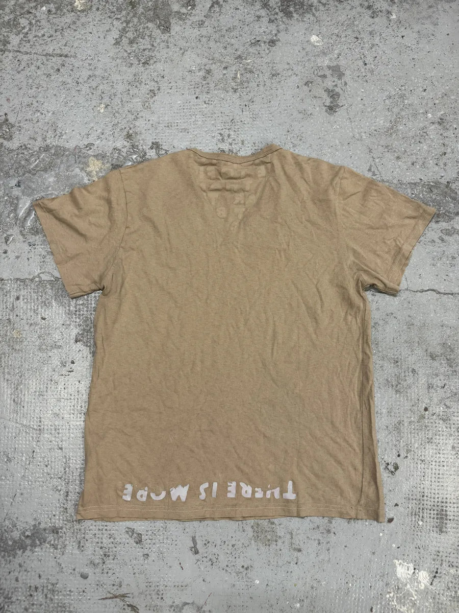 AW2009 Maison Margiela Aids V Neck Beige T-Shirt EFOeibv 3