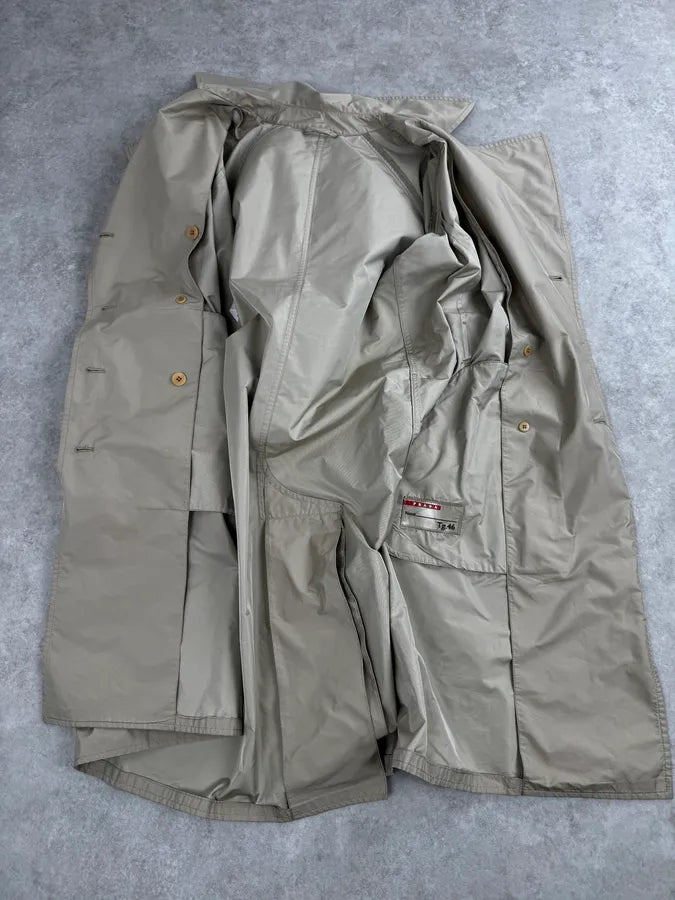 AW2009 Prada Beige Classy Premium Trench Coat EwjnoCe 7