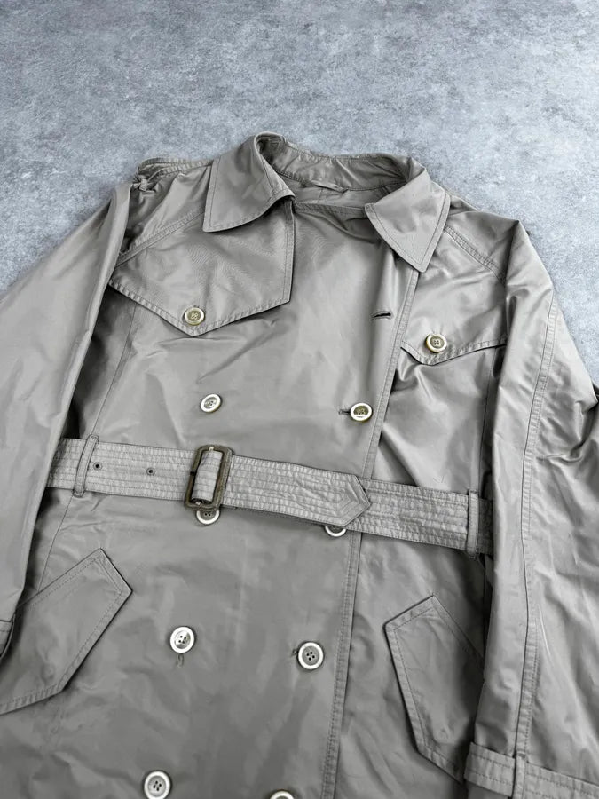 AW2009 Prada Beige Classy Premium Trench Coat EwjnoCe 5