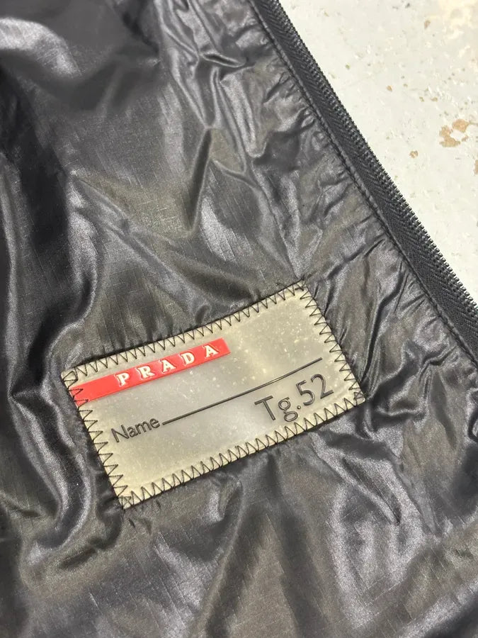 AW2009 Prada Black Nylon Quilted Puffer Jacket YBLfjtF 9