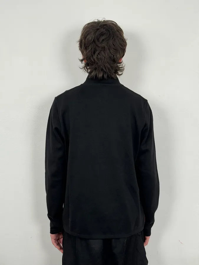 AW2009 Prada Black Wool Linea Rossa Zip-up Sweater XhNcCBG 2