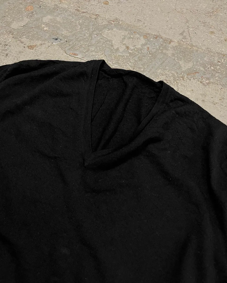 AW2009 Prada Black Wool V-Neck Sweater WJEOYOm 4