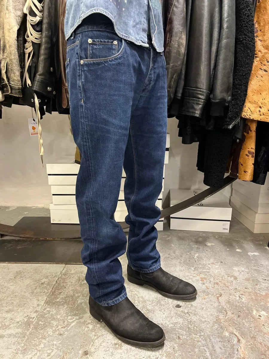 AW2009 Prada Blue Denim Jeans oTCFFFN 2