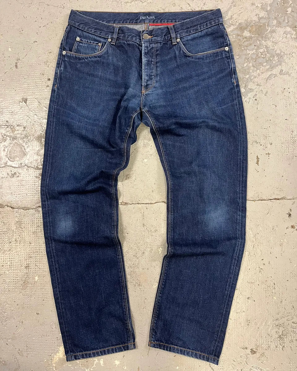 AW2009 Prada Blue Denim Jeans oTCFFFN 0