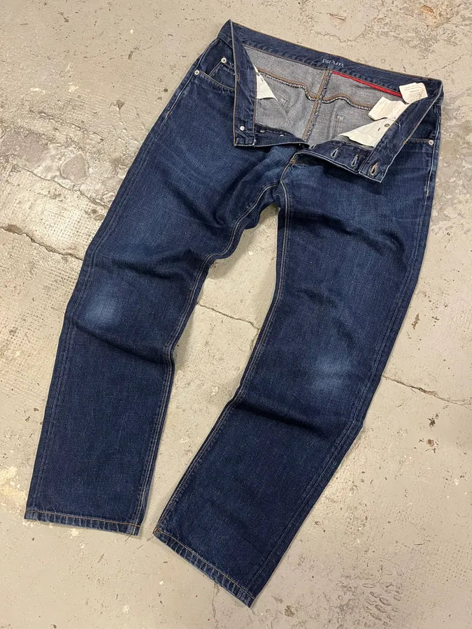 AW2009 Prada Blue Denim Jeans oTCFFFN 5