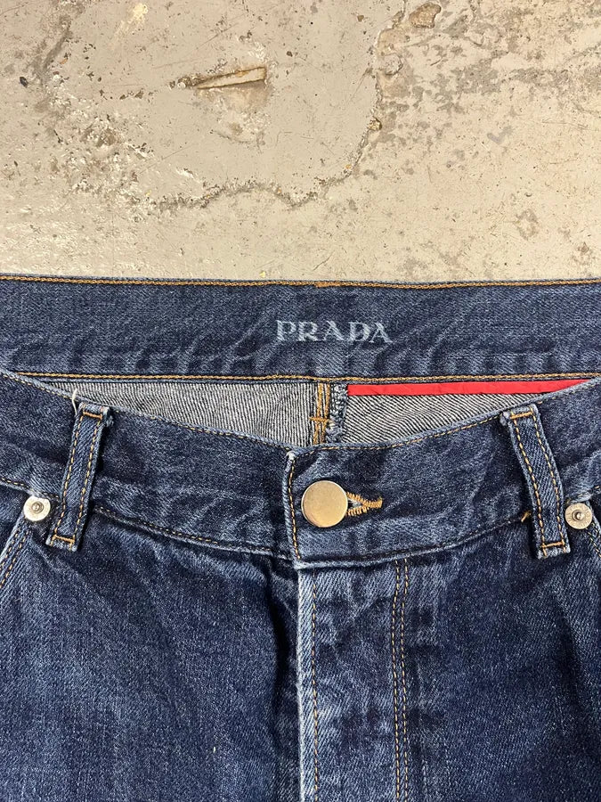AW2009 Prada Blue Denim Jeans oTCFFFN 8
