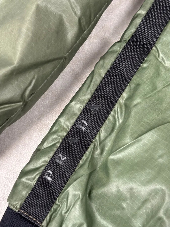 AW2009 Prada Green Nylon Lined Bomber Jacket qGVBhcW 11