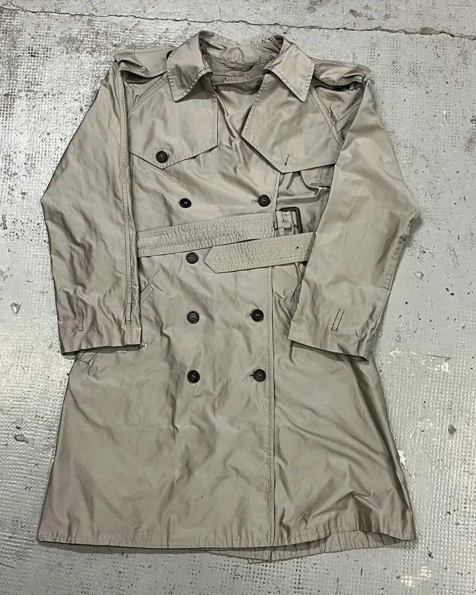 AW2009 Prada Grey Buttoned Classy Trench Coat oXBFXQq 2