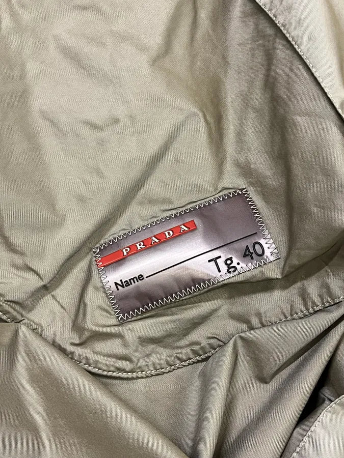 AW2009 Prada Grey Buttoned Classy Trench Coat oXBFXQq 7