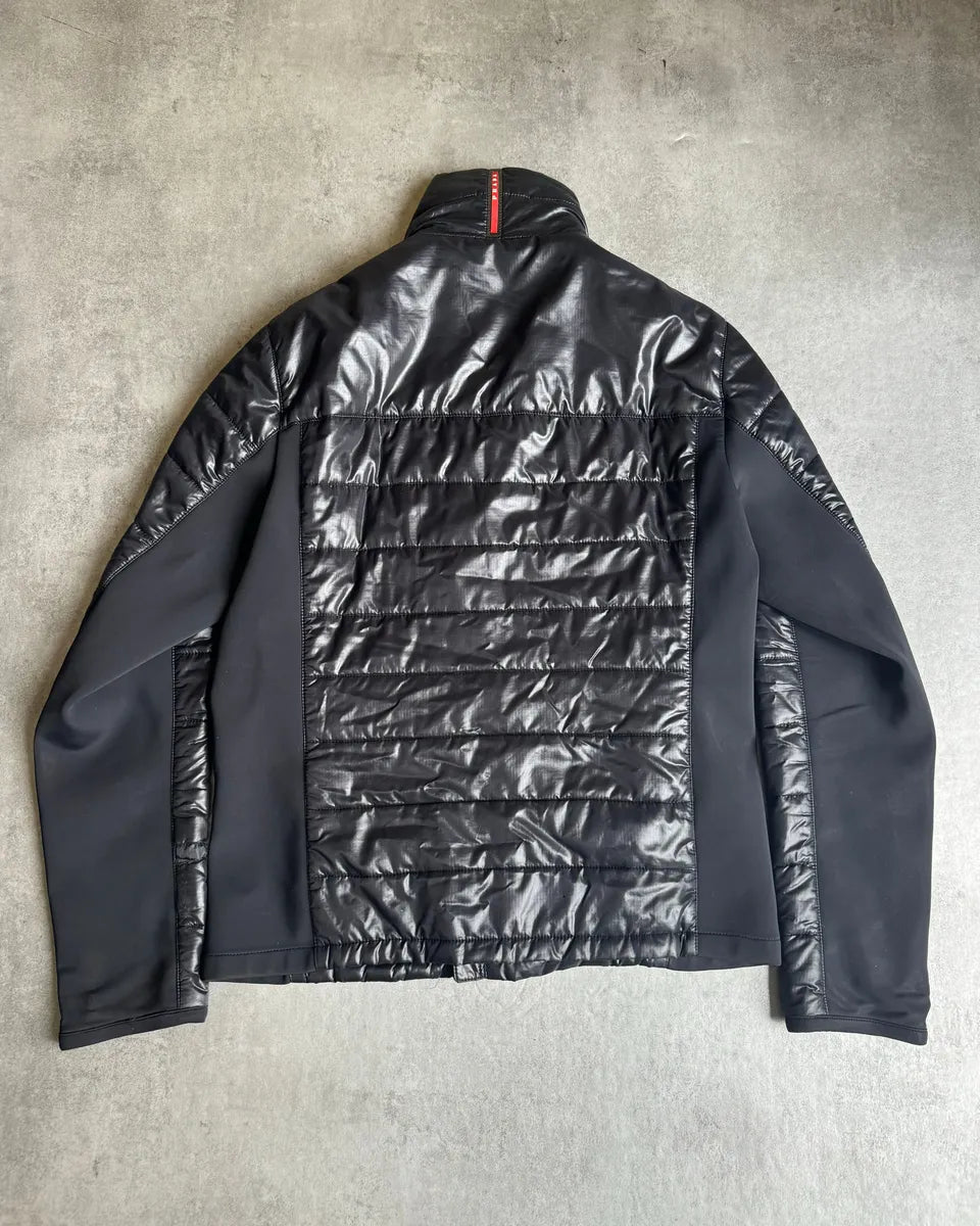 AW2009 Prada Light Tactical Black Puffer Jacket bTkxacW 1