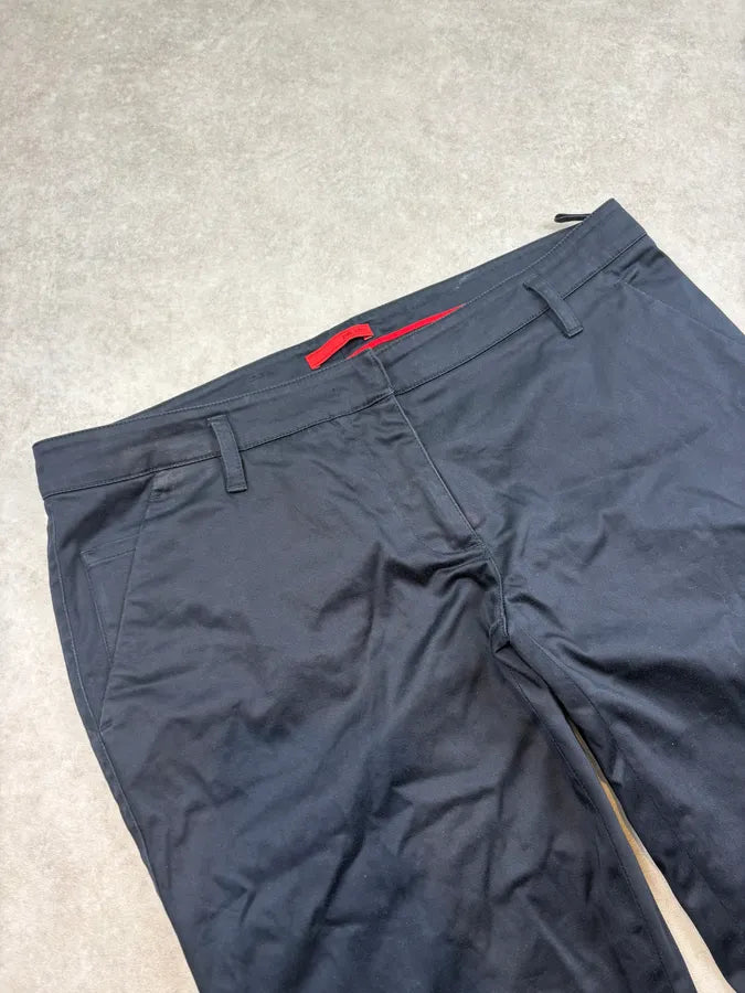 AW2009 Prada Navy Classy Signature Pants xiPmVjz 5