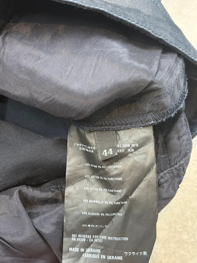 AW2009 Prada Navy Classy Signature Pants xiPmVjz 9
