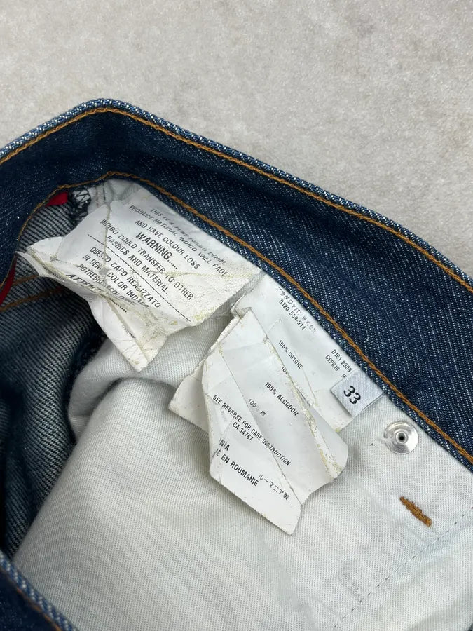 AW2009 Prada Navy Slim Denim Jeans WMTmNgv 12