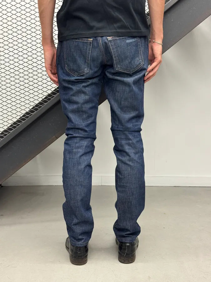 AW2009 Prada Navy Slim Denim Jeans WMTmNgv 3