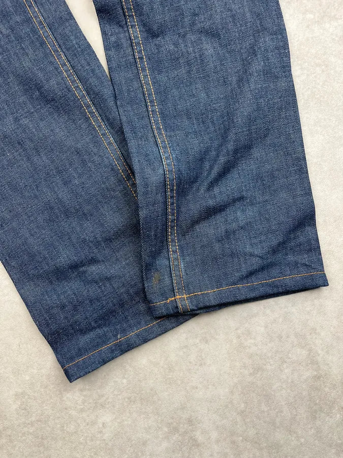 AW2009 Prada Navy Slim Denim Jeans WMTmNgv 8