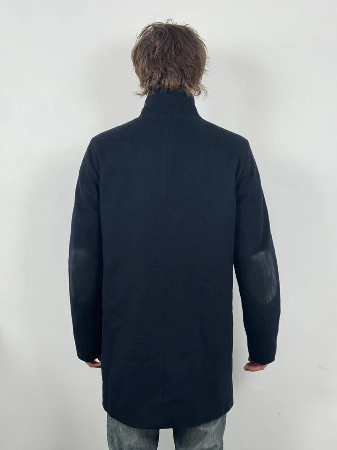 AW2009 Prada Navy Wool Long Coat ChClvuH 2