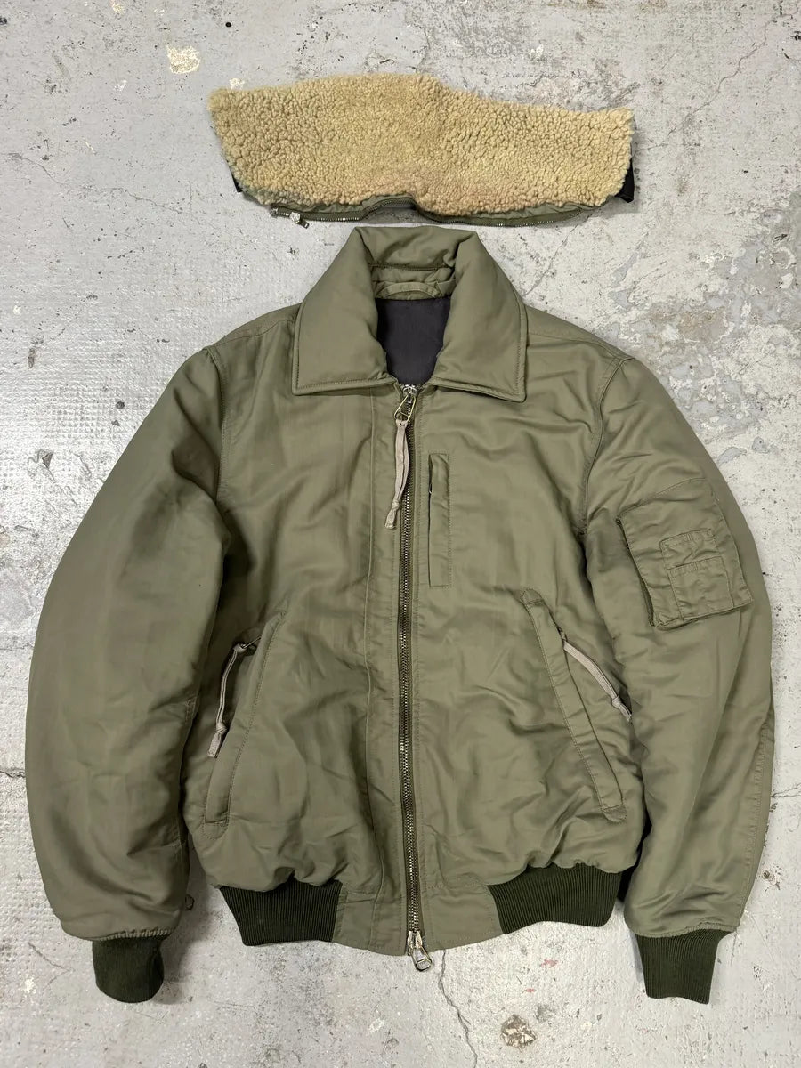 AW2010 Acne Studios Light Olive Flight Aero Bomber Jacket (M) WsuBvIX 0