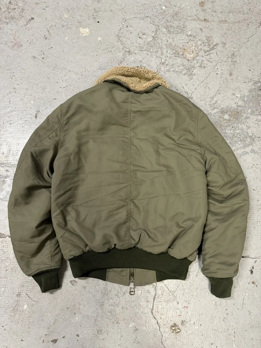AW2010 Acne Studios Light Olive Flight Aero Bomber Jacket (M) WsuBvIX 1