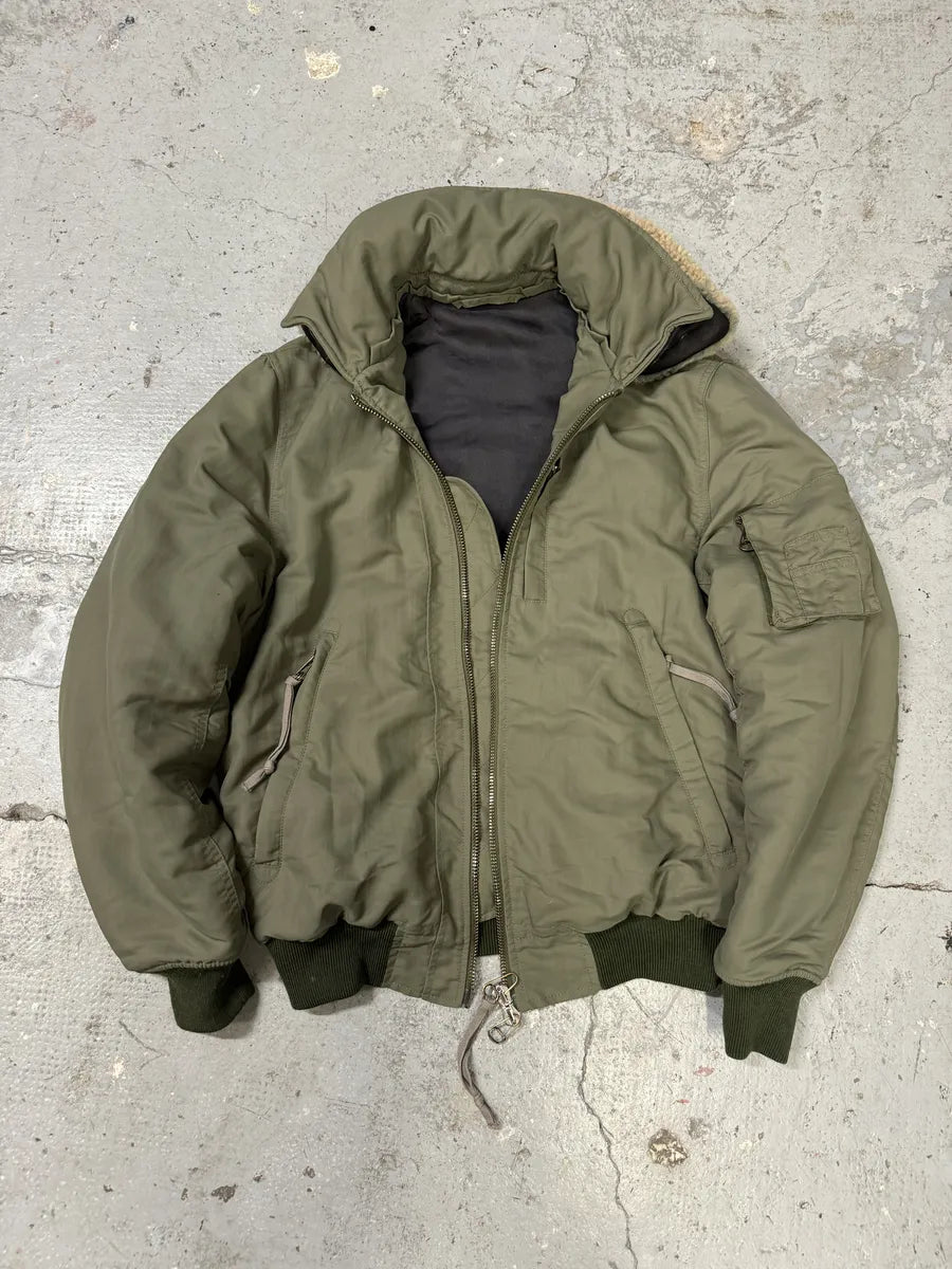AW2010 Acne Studios Light Olive Flight Aero Bomber Jacket (M) WsuBvIX 7