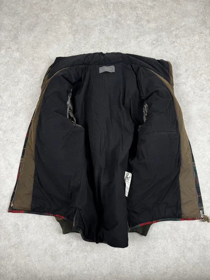 AW2010 Alexander McQueen Green & Tartan Hybrid Jacket CDpyzvm 6