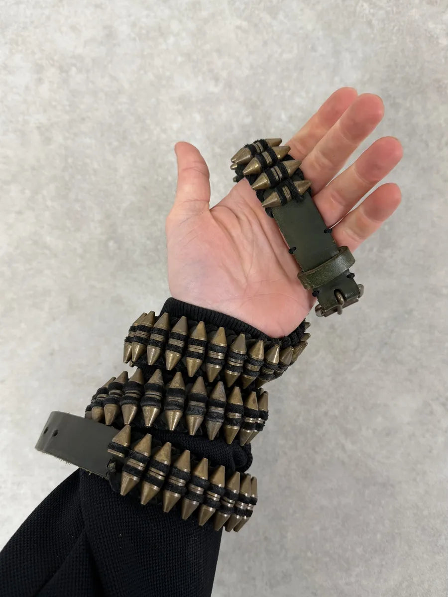 AW2010 Balmain Bullet Black Leather Belt by Decarnin voAwvJr 2