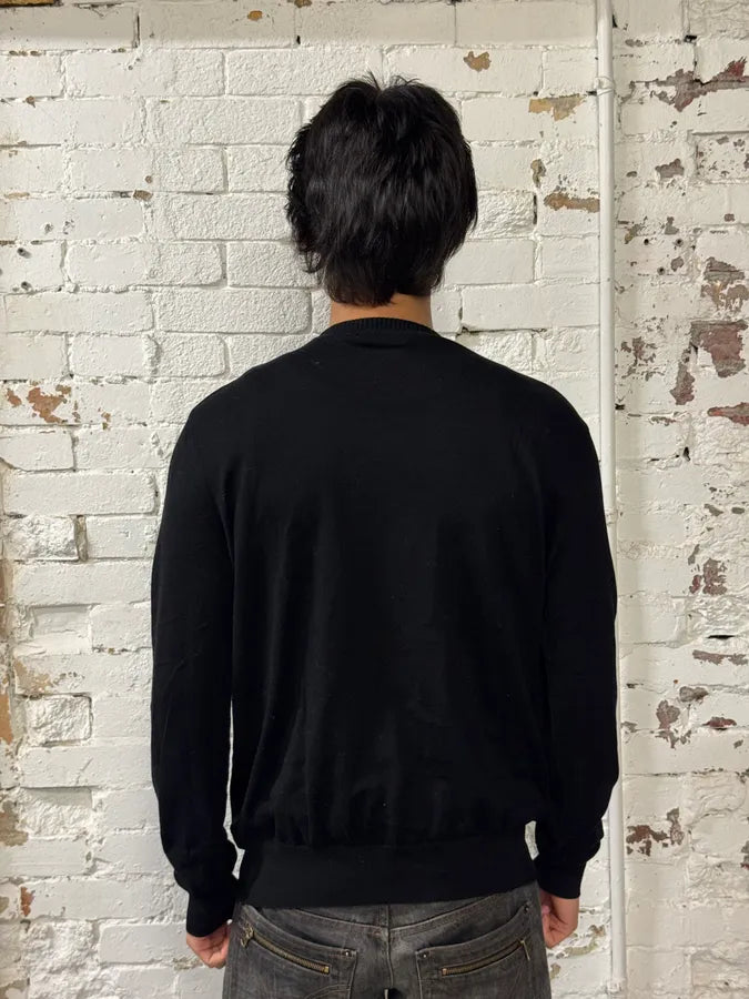 AW2010 Bikkembergs Black Moto Sweater GhOEkRG 2