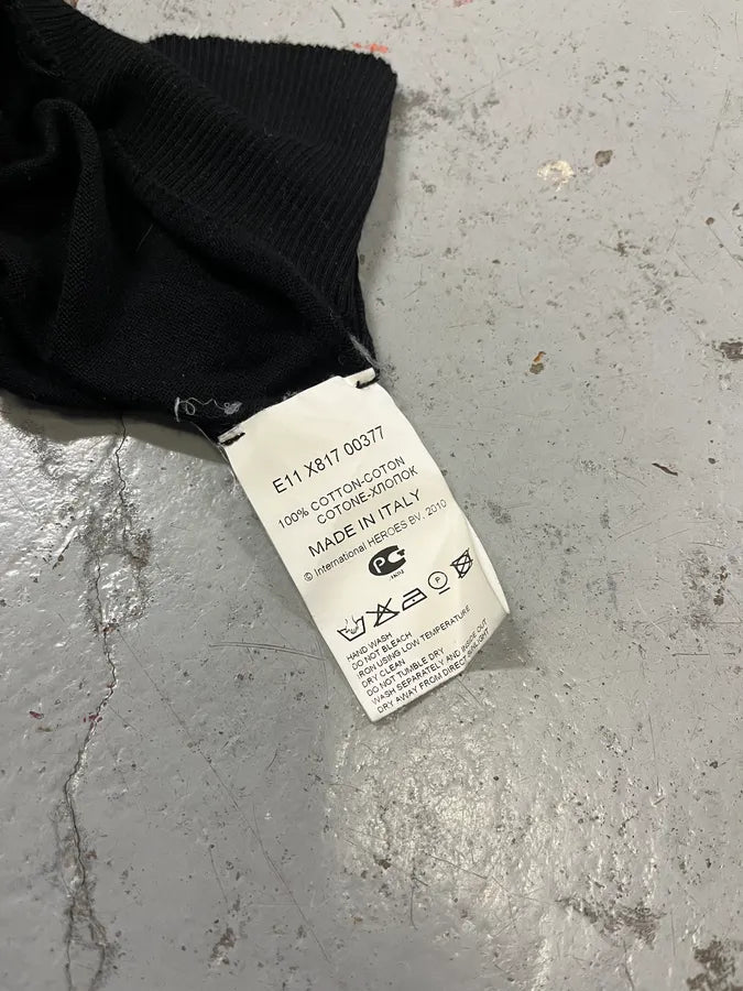 AW2010 Bikkembergs Black Moto Sweater GhOEkRG 7
