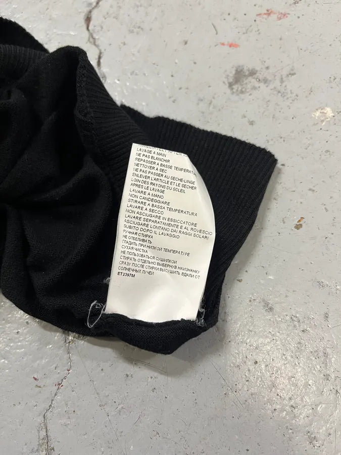 AW2010 Bikkembergs Black Moto Sweater GhOEkRG 8