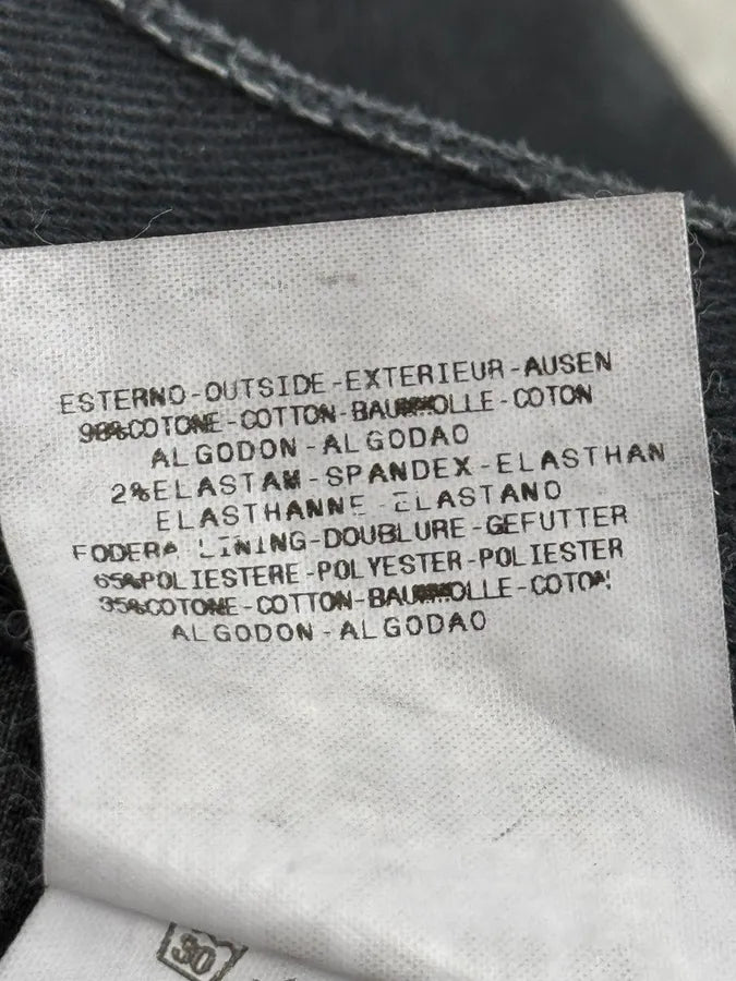 AW2010 Cavalli Black Striped Glitter Signature Denim Jeans XvJifDw 13