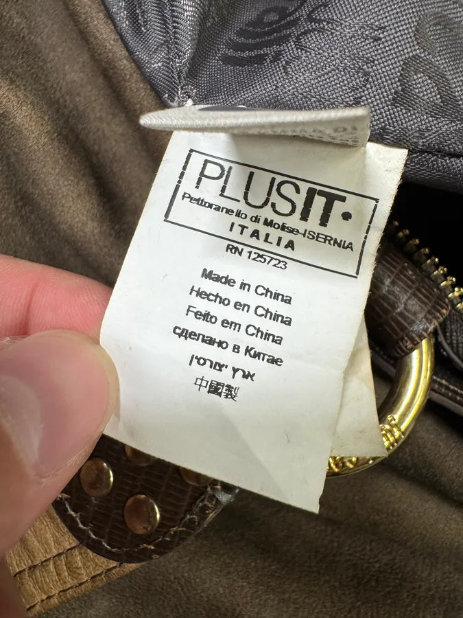 AW2010 Cavalli Fringe Cowboy Brown Leather Handle Bag (OS) vonzEyK 6