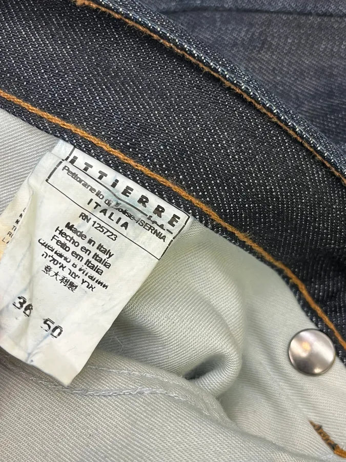 AW2010 Cavalli Faded Navy Obscure Distressed Denim Jeans nYzgRiL 12