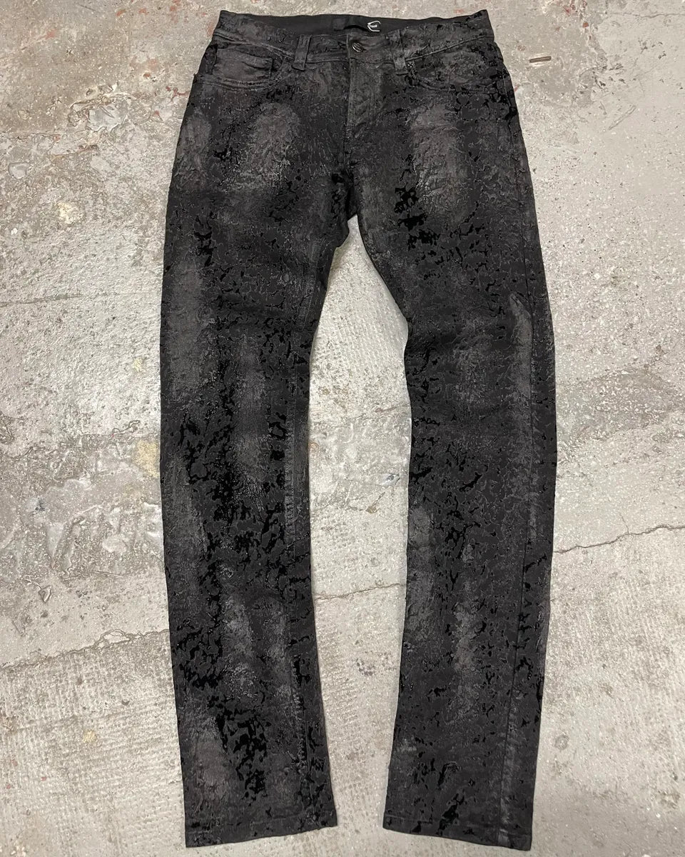 AW2010 Cavalli Rainy Obscure Velvet Jeans (XS/S) ipqeVBA 0