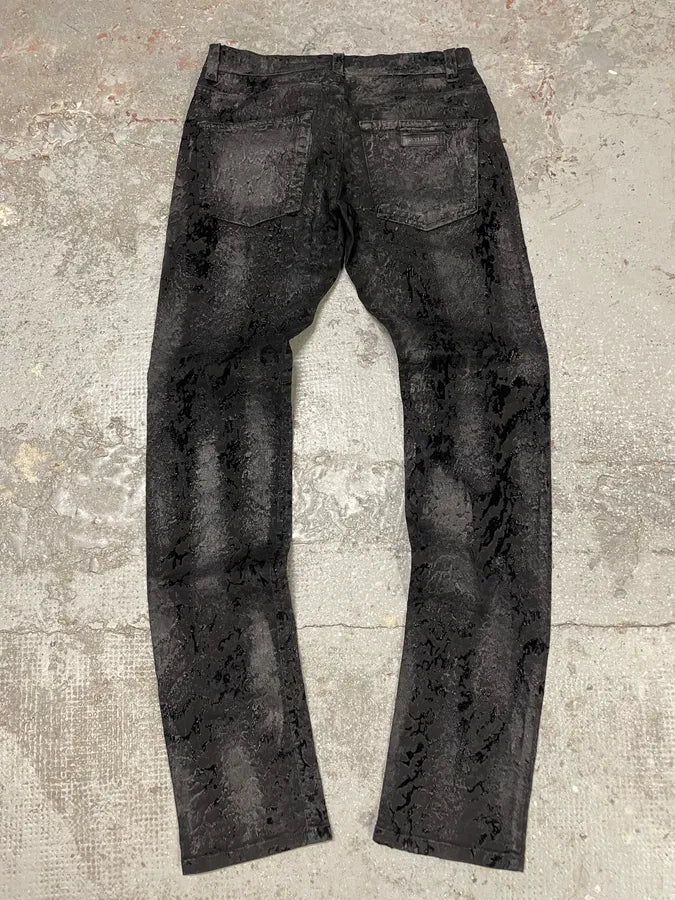AW2010 Cavalli Rainy Obscure Velvet Jeans (XS/S) ipqeVBA 2