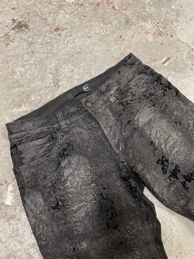 AW2010 Cavalli Rainy Obscure Velvet Jeans (XS/S) ipqeVBA 3