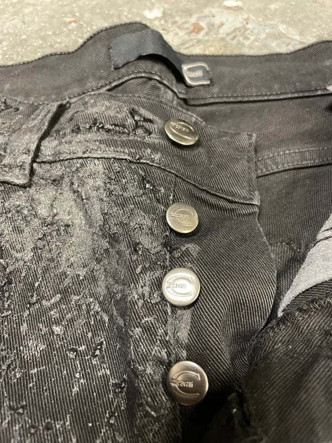 AW2010 Cavalli Rainy Obscure Velvet Jeans (XS/S) ipqeVBA 4