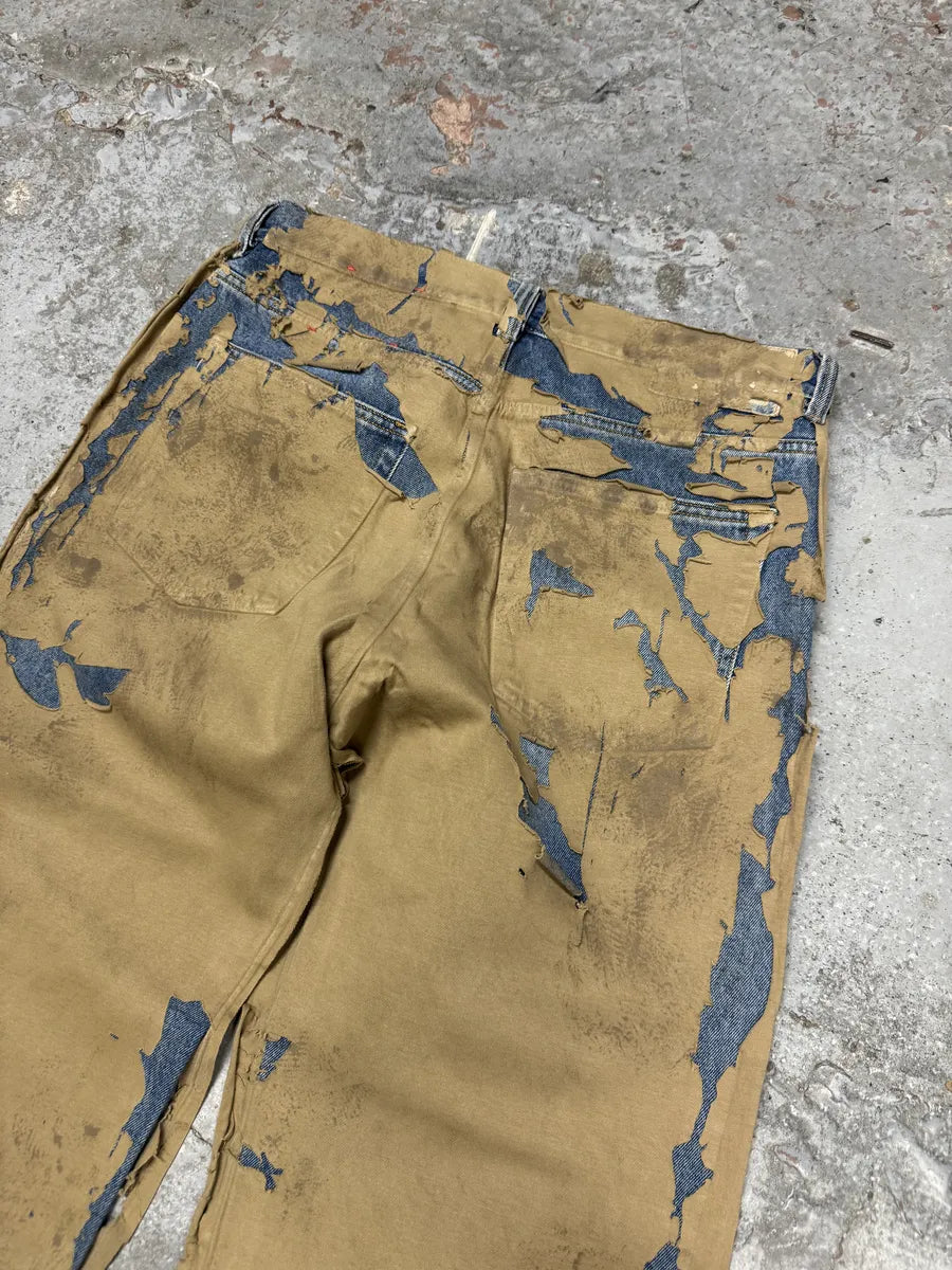 AW2010 Diesel Blue Beige Relief Contemporary Jeans zIJToMS 5