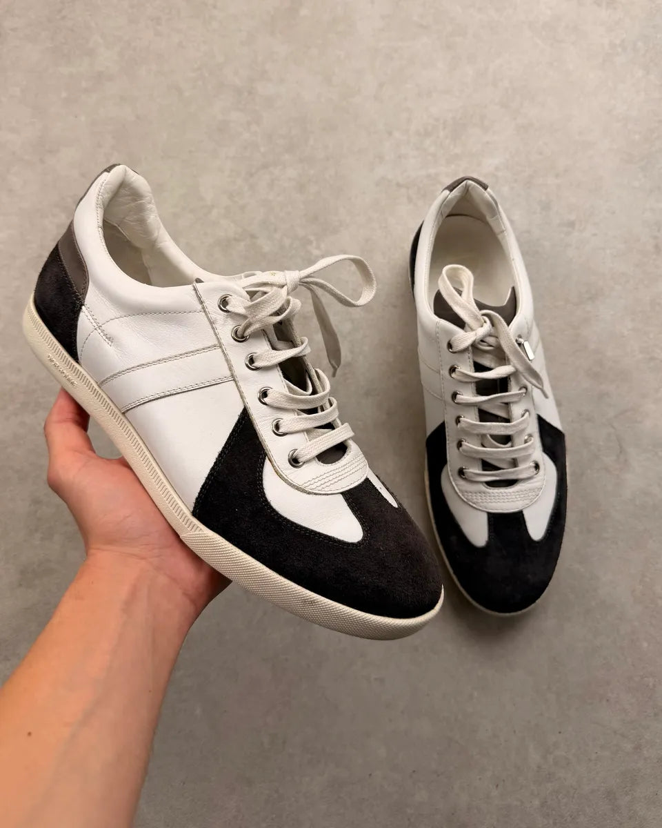 AW2010 Dior White Leather Low Army Sneakers by Kris Van Assche miOGasq 0