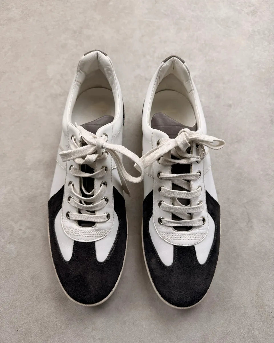 AW2010 Dior White Leather Low Army Sneakers by Kris Van Assche miOGasq 1