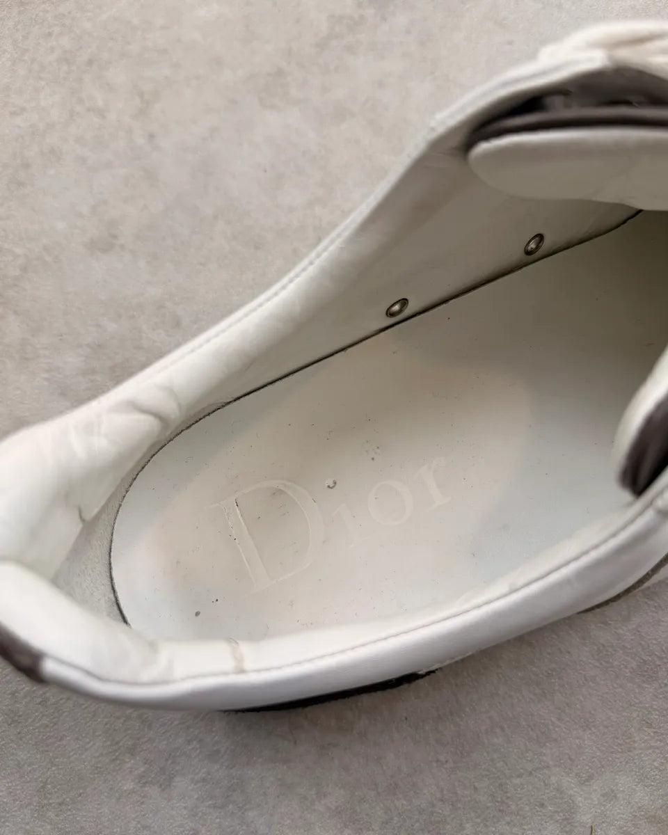 AW2010 Dior White Leather Low Army Sneakers by Kris Van Assche miOGasq 7