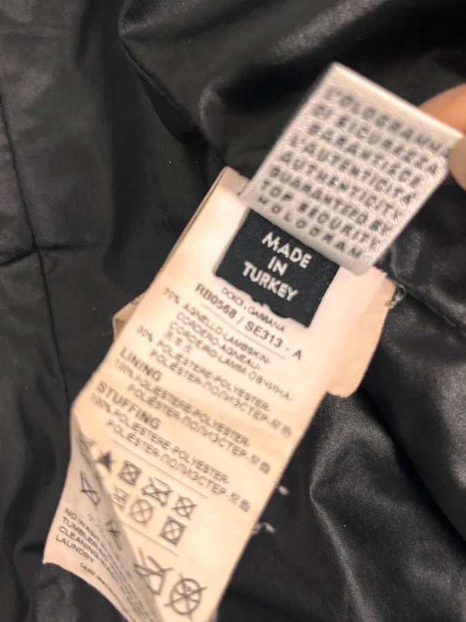 AW2010 Dolce & Gabbana Black Multi Zips Leather Jacket JmpPGef 10