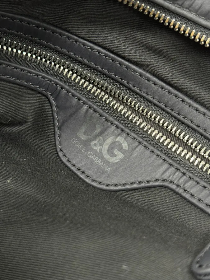 AW2010 Dolce & Gabbana Black Puffer Multi Zips Lily Bag oqidQPY 10