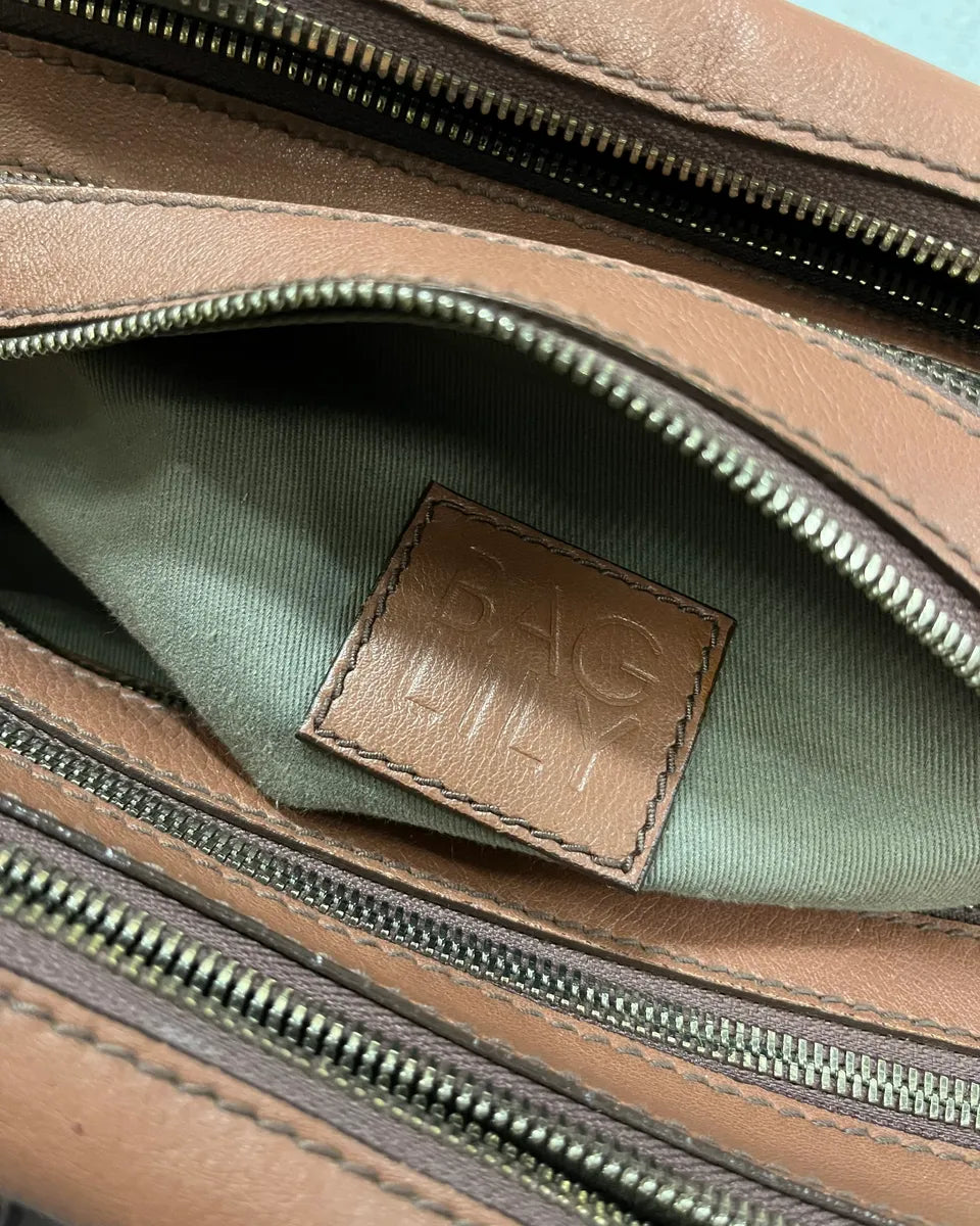 AW2010 Dolce & Gabbana Brown Leather Multi-Zip Lily Bag KJfuDjz 10