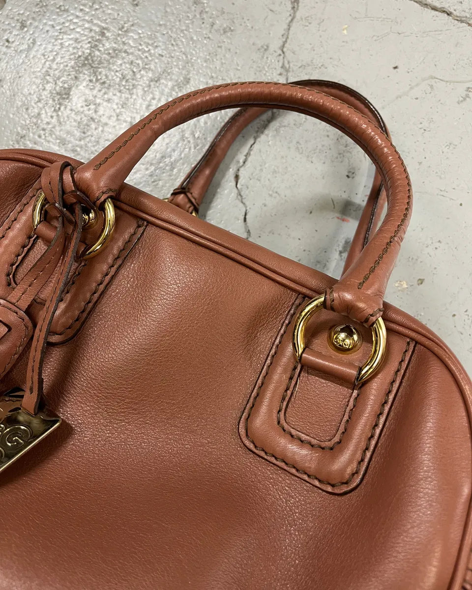 AW2010 Dolce & Gabbana Brown Leather Multi-Zip Lily Bag KJfuDjz 4
