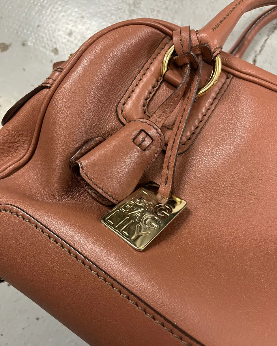 AW2010 Dolce & Gabbana Brown Leather Multi-Zip Lily Bag KJfuDjz 5